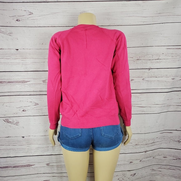 hanes her way pink medium spider web sweatshirt ( 5 for $20 ) - Picture 6 of 8
